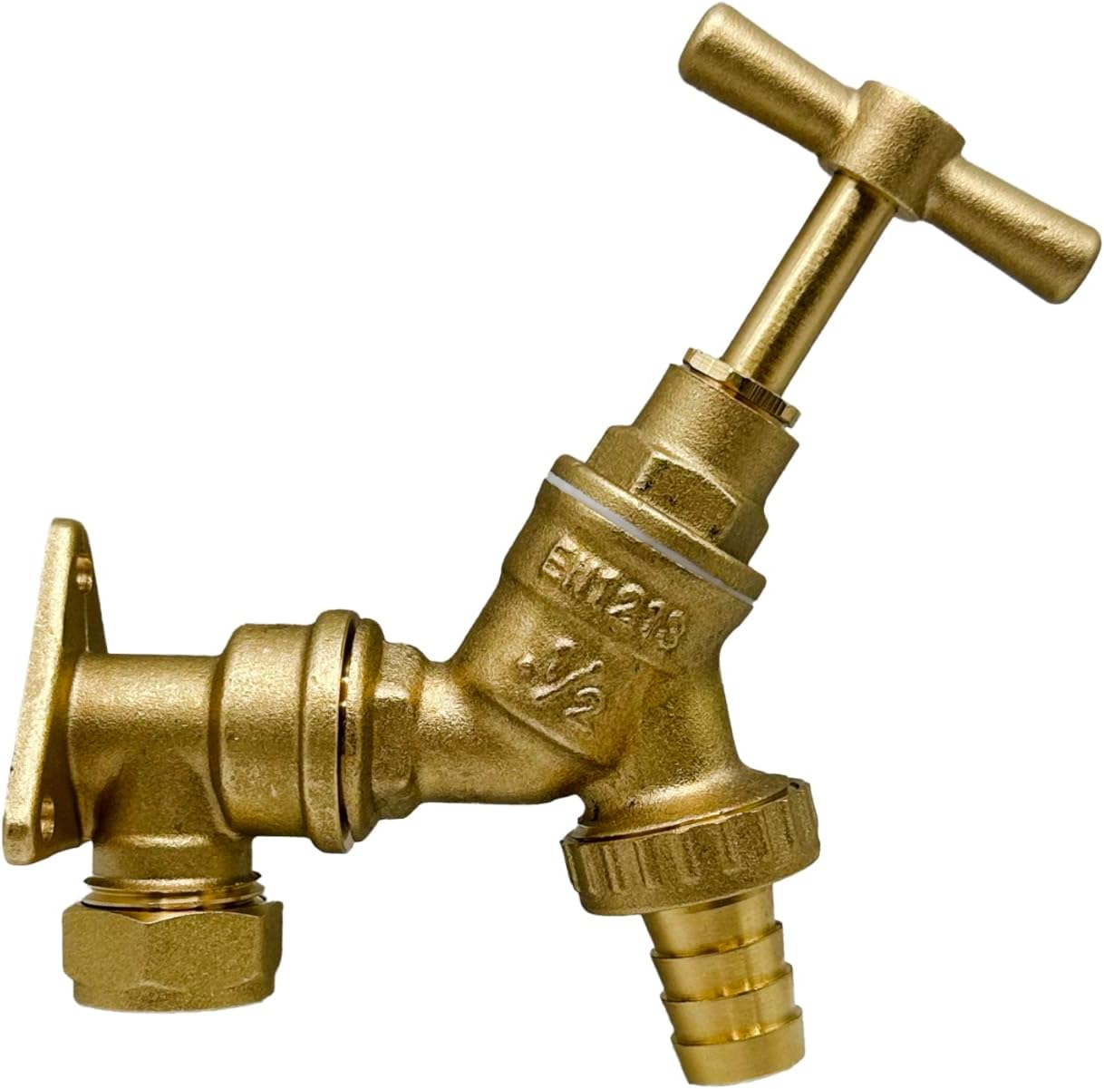 PlumbEZ Outside Tap Kit with 15mm Wall Plate Elbow (WRAS) - Image 8