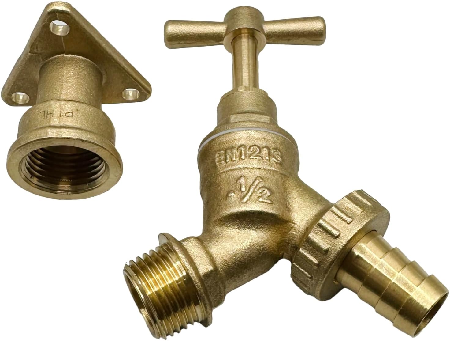 PlumbEZ Outside Tap Kit with 15mm Wall Plate Elbow (WRAS) - Image 2