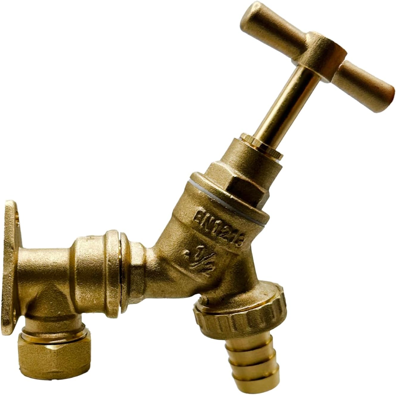 PlumbEZ Outside Tap Kit with 15mm Wall Plate Elbow (WRAS) - Image 3
