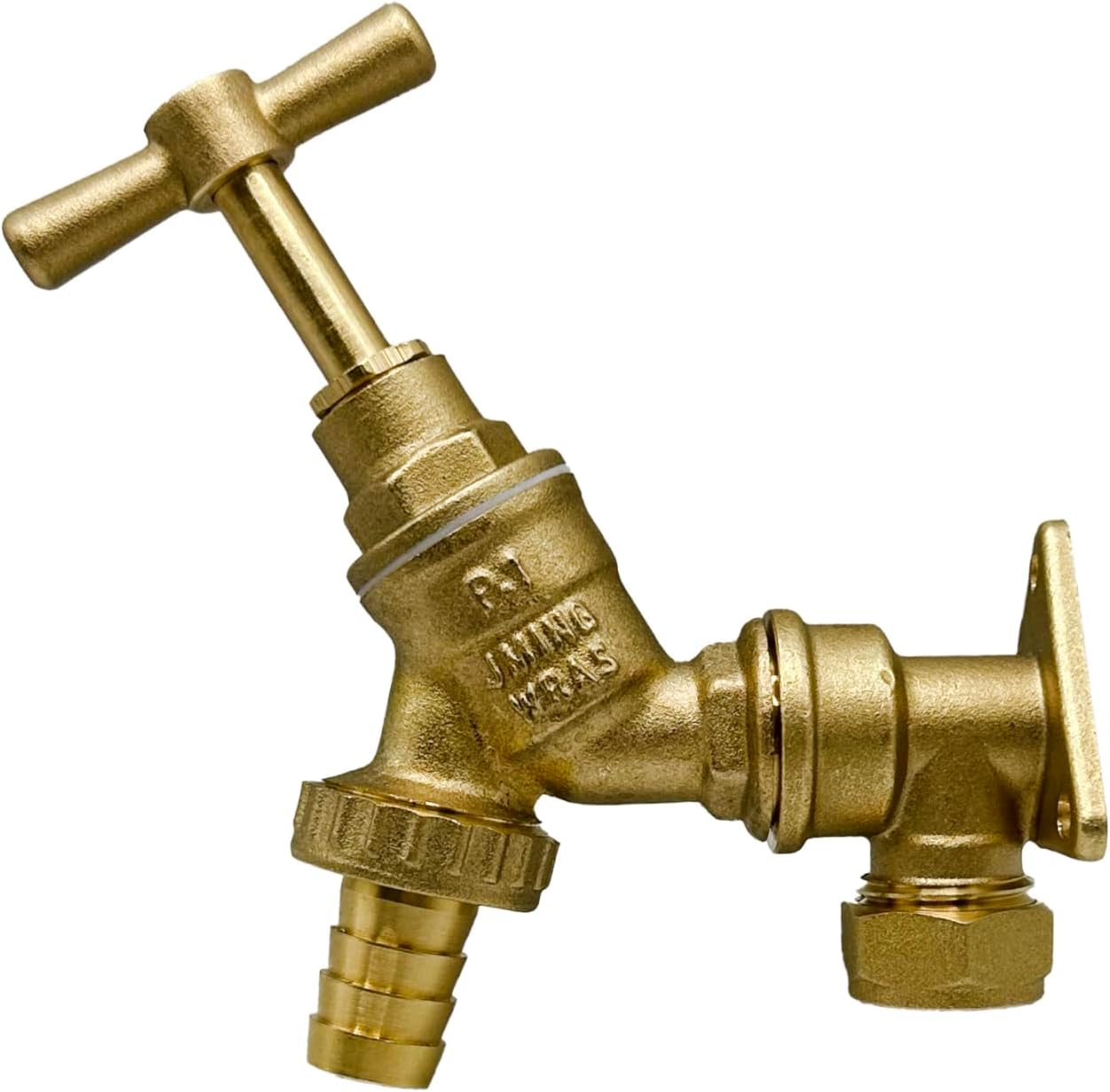 PlumbEZ Outside Tap Kit with 15mm Wall Plate Elbow (WRAS) - Image 4