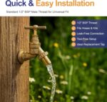 PlumbEZ WRAS 1/2" Brass Garden Tap (BS1010) - Image 5