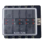10 Fuse Fusebox with RED Light