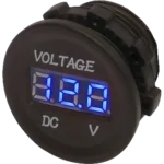 12V-24V Digital Panel Mount Dashboard Voltmeter – Blue