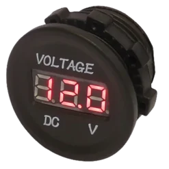 12v Voltmeter Red