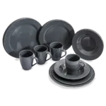 16 Piece Dinner Set Graceful Grey
