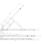 20″ Side Hung Heavy Duty Friction Stay 13mm Stack Height – view 2