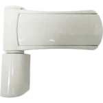 3D Adjustable UPVC Flag Hinge White NLA