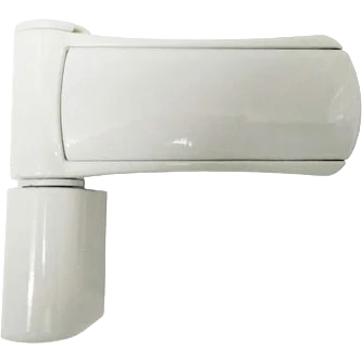 3D Adjustable UPVC Flag Hinge White NLA