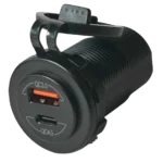 46W Type C & 18W QC 3 Fast Charge Waterproof USB Socket