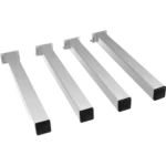 4x Metal Legs with Bolts for Bed Frames 280mm