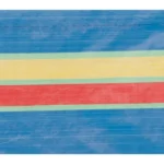 6 Pole Multicoloured Polythene Windbreak – view 6