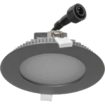 8W LED Panel Light Pewter 150mm 3 Core