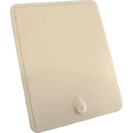 Access Door Panel With Coin Lock White