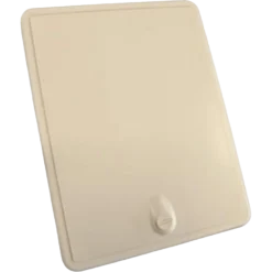 Access Door Panel With Coin Lock White