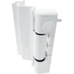 Adjustable Rebated Butt Hinge 9-16mm x 122mm White – view 3