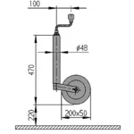 AL-KO Jockey Wheel Compact – view 2