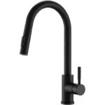 Black Pull Out Kitchen Sink Mixer Tap