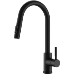 Black Pull Out Kitchen Sink Mixer Tap