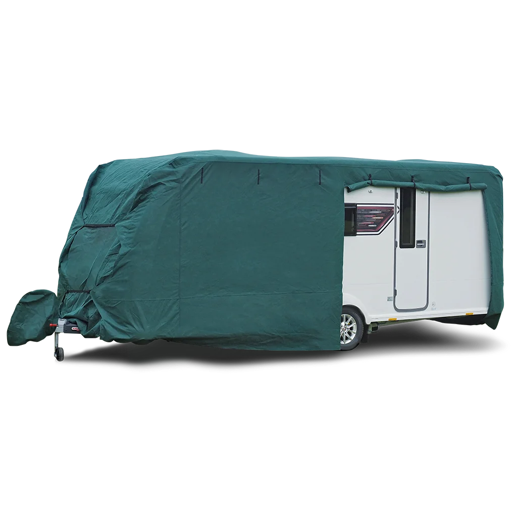 Caravan cover max (XLarge 570 x 630 cm) Green – view 2