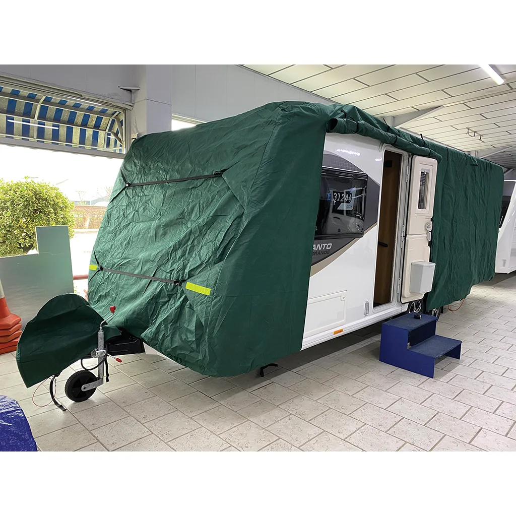 Caravan cover max (XLarge 570 x 630 cm) Green – view 6