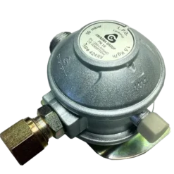Cavagna 30mbar Gas Regulator with 90° Angled 10mm Outlet