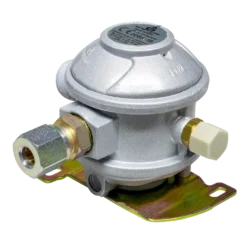 Cavagna 30mbar Gas Regulator with 90° Angled 8mm Outlet