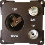 CBE Brown 12V auto + TV + Sat