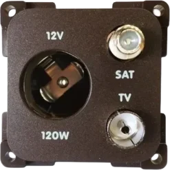 CBE Brown 12V auto + TV + Sat
