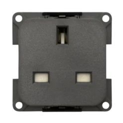 CBE Grey 230V 13A Mains Plug Socket