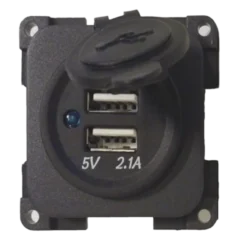 CBE Grey Double USB Charger
