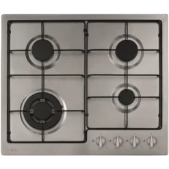 CDA 4 Burner Gas Hob – Stainless Steel
