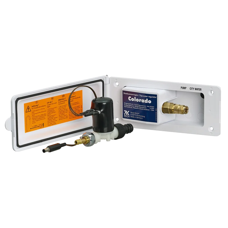 City water controller COLORADO PLUS with removable solenoid valve and changeover switch