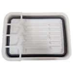 Collapsible-wares Dish Rack with Cutlery Holder & Sink Drainer – view 2