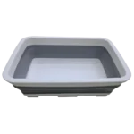 Collapsible-wares rectangular bowl