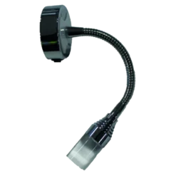 Dimatec 12v 1w flexi switched reading light with dual colour