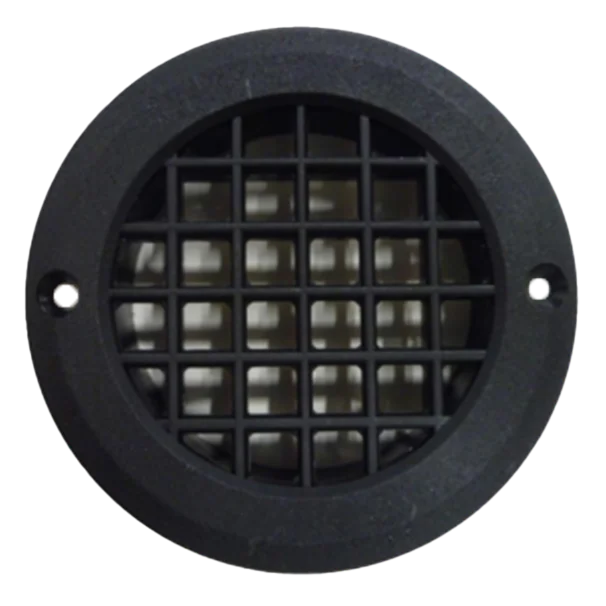 DLS 75 x 10mm Round Tail Vent – Black