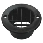 DLS 75 x 35mm Round Tail Vent – Black