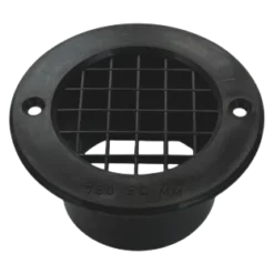 DLS 75 x 35mm Round Tail Vent – Black