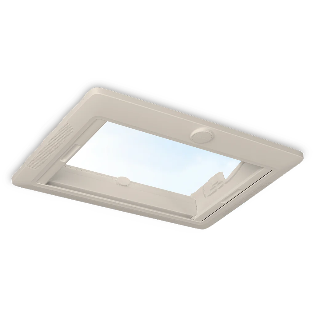Dometic Midi Heki 700 x 500 Crank Rooflight with Ventilation WHITE – view 5