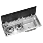 Dometic MO9722R Slimline Hob & Sink Unit Right Hand – Piezo Ignition & Shut Off