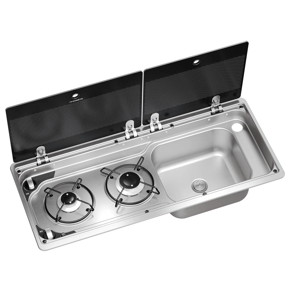Dometic MO9722R Slimline Hob & Sink Unit Right Hand – Piezo Ignition & Shut Off