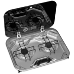 Dometic PI8022 Two Burner Gas Hob with Gas Shut Off