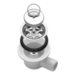 Dometic SMEV AC540 Angled Waste Fitting