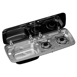 Dometic SMEV MO9222L 2 Burner Hob & LH Sink Combi Unit