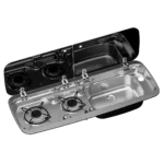 Dometic SMEV MO9222R 2 Burner Hob & RH Sink Combi Unit
