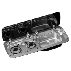 Dometic SMEV MO9222R 2 Burner Hob & RH Sink Combi Unit