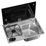 Dometic Vision CVC1525G One Burner Combination Unit – Right Hand Sink