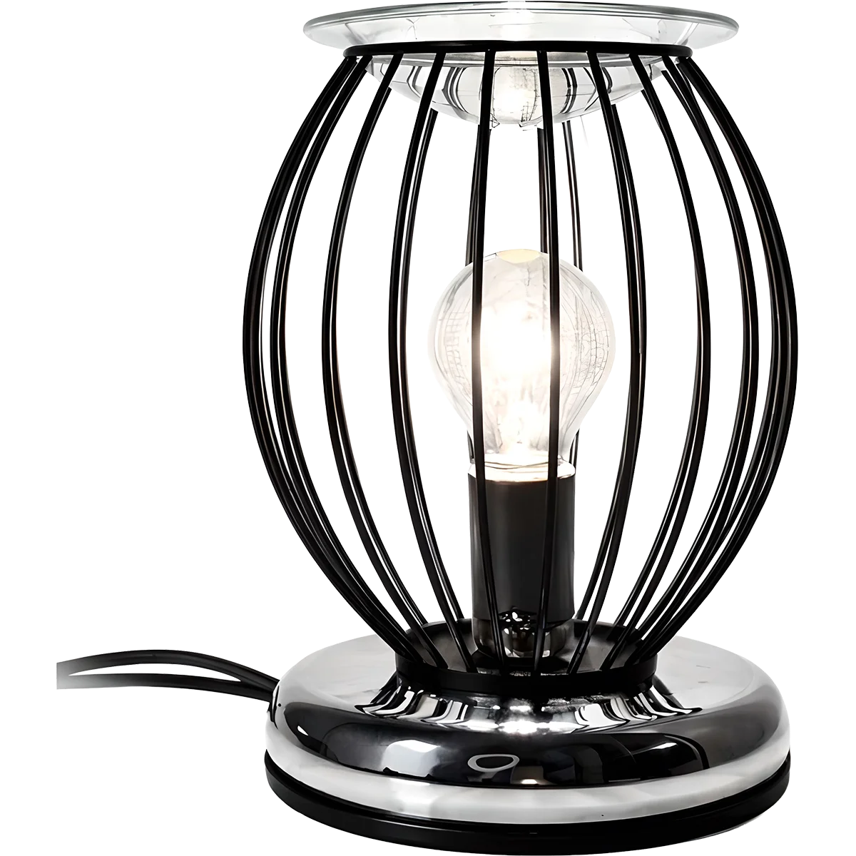 Eleve Black Framework Oval Burner