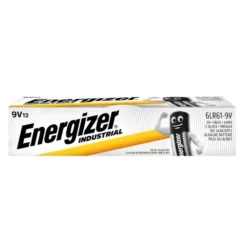 Energizer 9V PP3 6LR61 Industrial Batteries (Pack of 12)