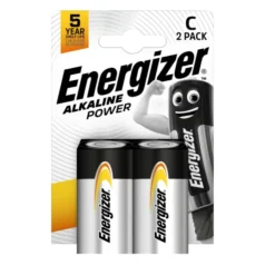 Energizer C LR14 Alkaline Power Batteries (2 Pack)